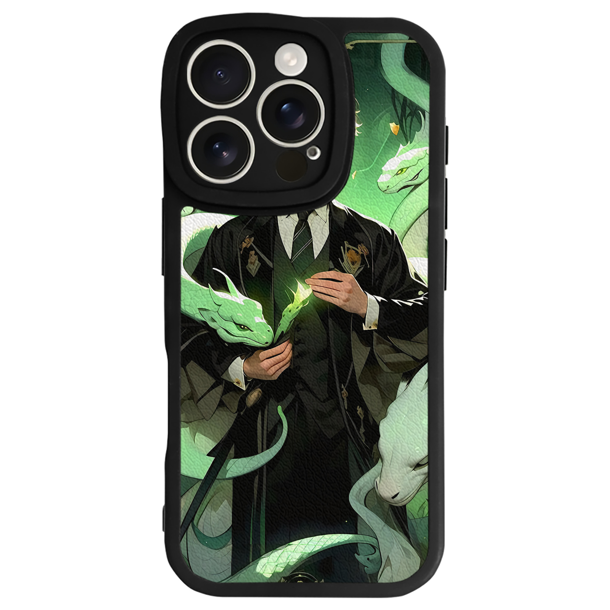 （画像用） Harry Potter ハリー・ポッターシリーズ 【iPhone 16シリーズ対応】シリコンスマホケース（レザー調） 材質：シリコン